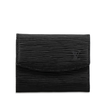 Louis Vuitton Epi Portemoney Sample Coin Case M63412 Noir Black Leather  Louis Vuitton