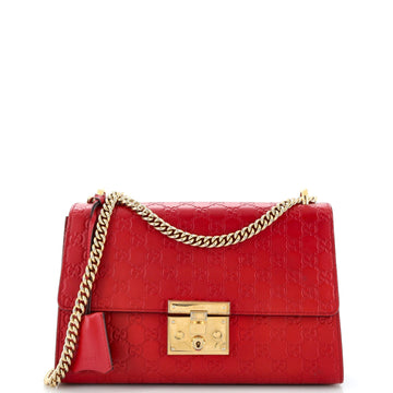 Padlock Shoulder Bag Guccissima Leather Medium