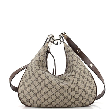 Attache Shoulder Bag GG Coated Canvas Large