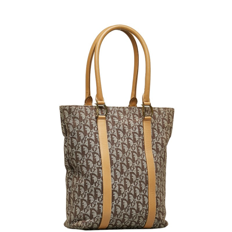 DIOR Tote Bag in Trotter Monogram Beige Brown Ladies
