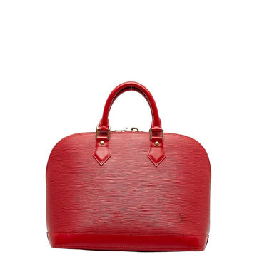 Louis Vuitton Epic Alma Bag Boston Bag M52147 Castilian Red Leather  Louis Vuitton