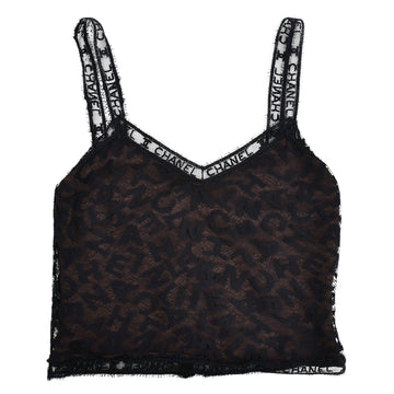 Chanel Camisole Tops Black 98A