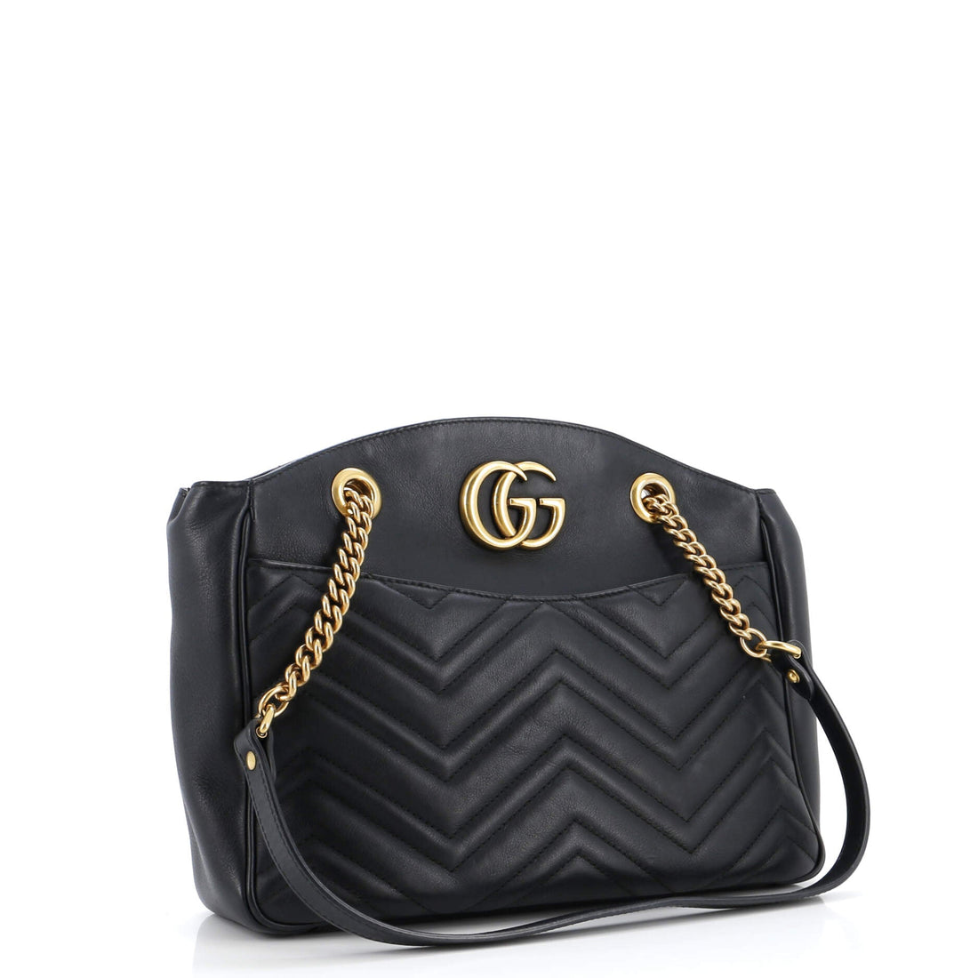 GG Marmont Chain Tote Matelasse Leather Medium