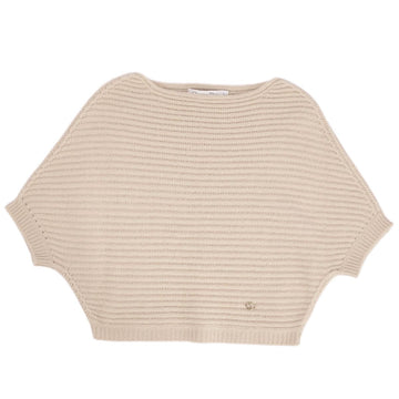 Christian Dior White  Short Sleeve Short Sleeve Logo Charm Tops  F36 I40 USA4 (equivalent to S) Light Beige  FODEST