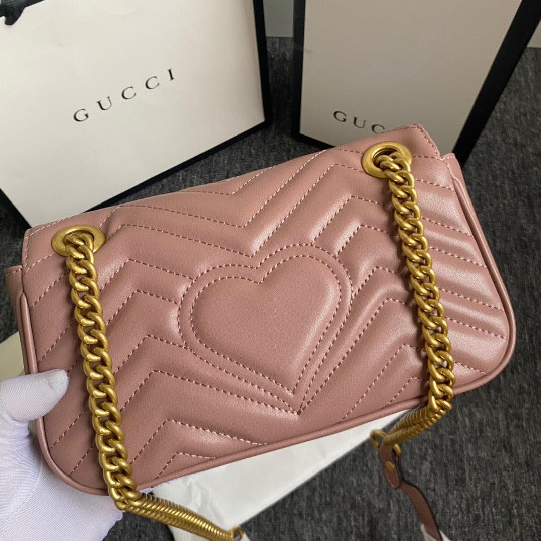 Makersluxe - Marmont Shoulder Messenger Bag Rosy Brown
