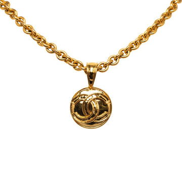 Chanel Vintage Cocomark Round Collar Gold  Ladies Chanel