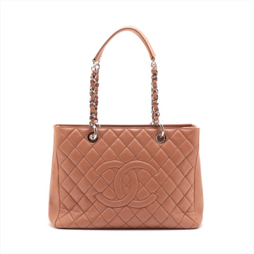 Chanel GST Caviar S Chantrotot Bag Beige Silver  14th