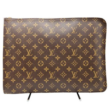 Louis Vuitton Poche Document  Canvas Clutch Bag ()