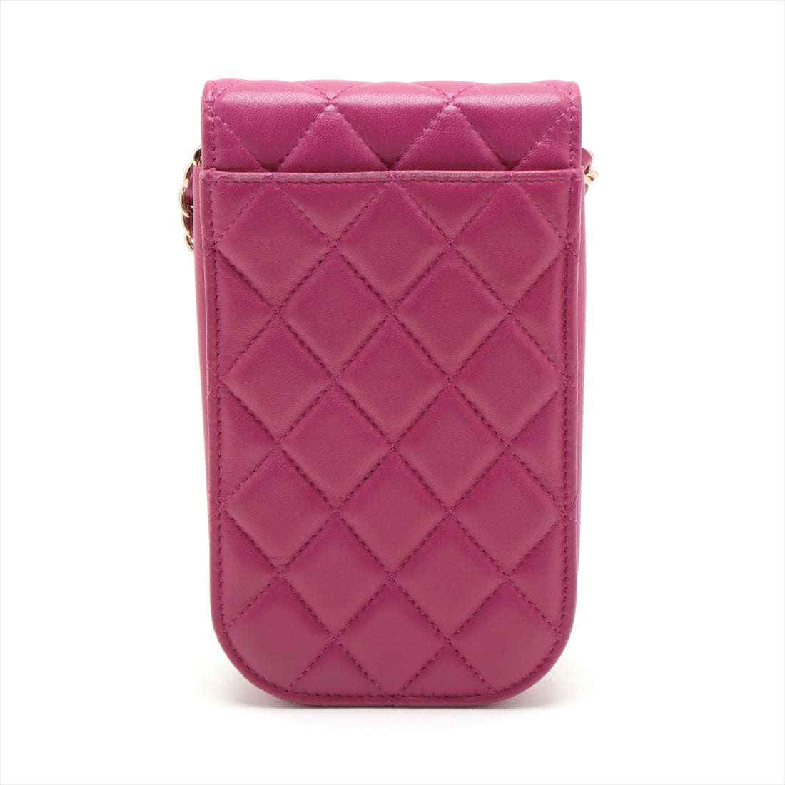 Chanel Lambskin  Ramsay Chain Shoulder Bag Rose G  28th