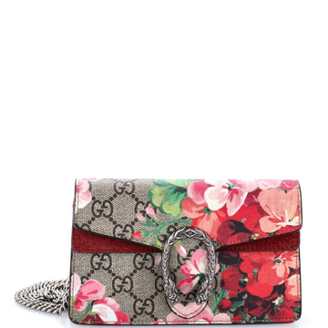 Dionysus Bag Blooms Print GG Coated Canvas Super Mini