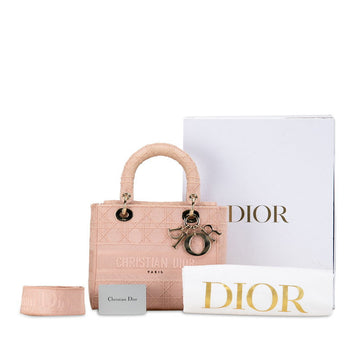 Dior Lady  Dior Medium Handbag 2WAY Pink Canary  Dior Dior