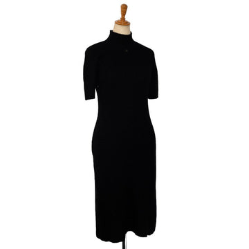 Chanel Cocomark Heineken Nite One Piece Black Wool Lady Chanel