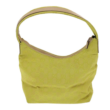 GUCCI GG Canvas Shoulder Bag Yellow ep1117