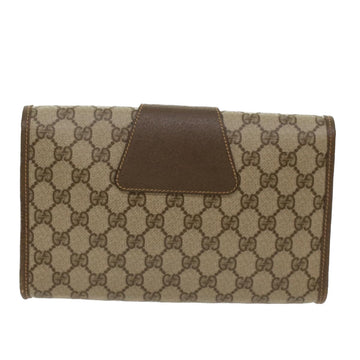 GUCCI GG Canvas Web Sherry Line Clutch Bag Beige Red Green 14.01.030 ep1124