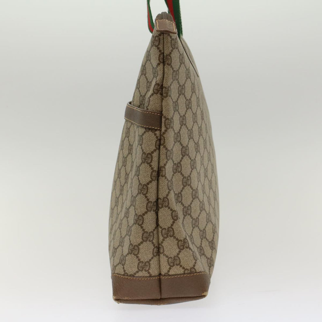 GUCCI GG Canvas Web Sherry Line Shoulder Bag Beige Red Green ep1163