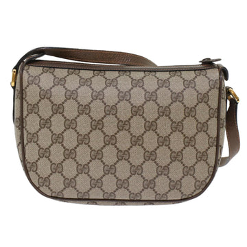GUCCI GG Canvas Web Sherry Line Shoulder Bag Beige Red 89•02•032 ep1209