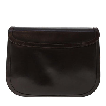 GUCCI Shoulder Bag Leather Brown ep1303
