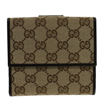 GUCCI GG Canvas Wallet Beige 74209 ep1326
