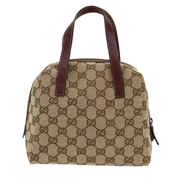 GUCCI GG Canvas Hand Bag Beige 124542 ep1411