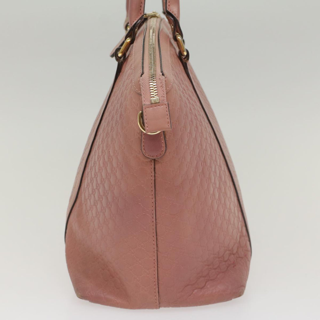 GUCCI Micro GG Canvas Shoulder Bag Pink 449657 ep1458