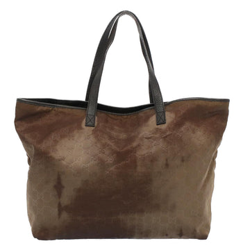 GUCCI GG Canvas Tote Bag Brown 211525 ep1487