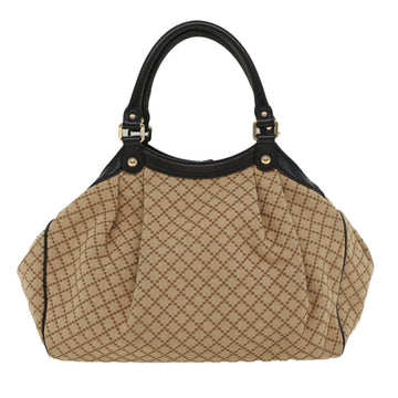 GUCCI Diamante Shoulder Bag Canvas Leather Beige 211944 ep1506