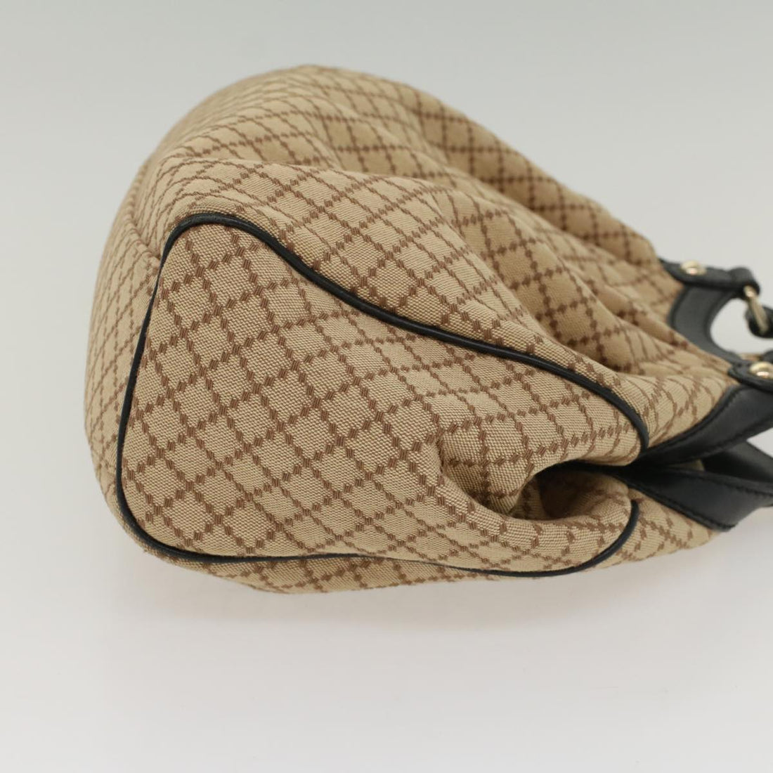 GUCCI Diamante Shoulder Bag Canvas Leather Beige 211944 ep1506