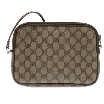 GUCCI GG Canvas Shoulder Bag PVC Leather Beige 97 02 068 ep1573