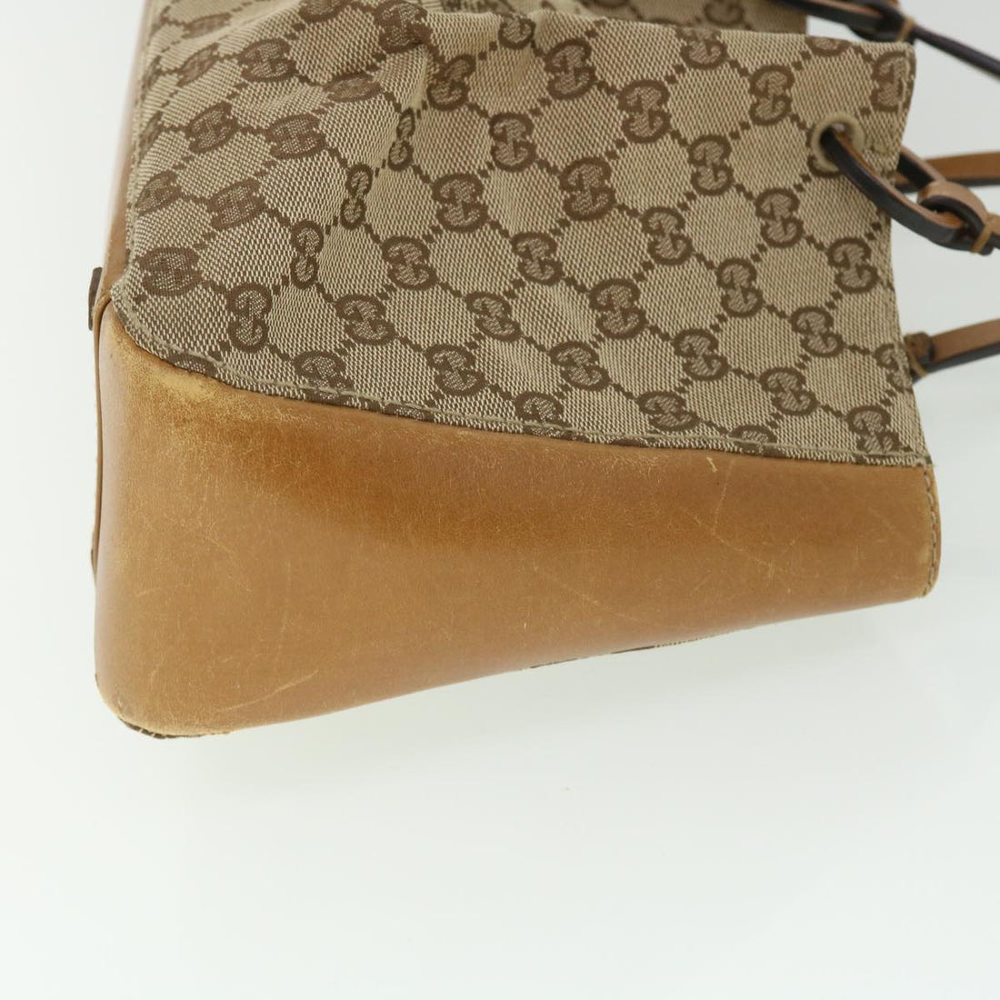 GUCCI GG Canvas Shoulder Bag Beige 94898 ep1608
