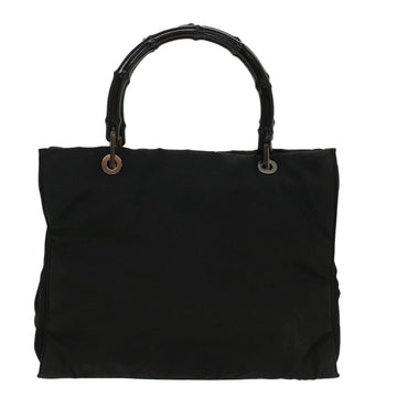 GUCCI Bamboo Hand Bag Canvas Black 002 1016 ep1617