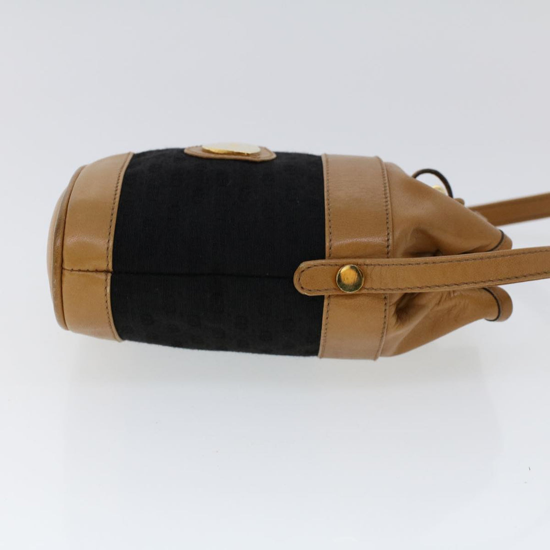 GUCCI Micro GG Canvas Shoulder Bag Black Brown 001 261 0952 ep1658
