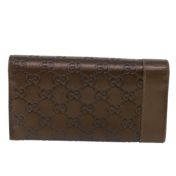 GUCCI GG Canvas Guccissima Long Wallet Brown 274430 ep1661