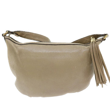GUCCI Soho Shoulder Bag Leather Beige 308361 ep1663