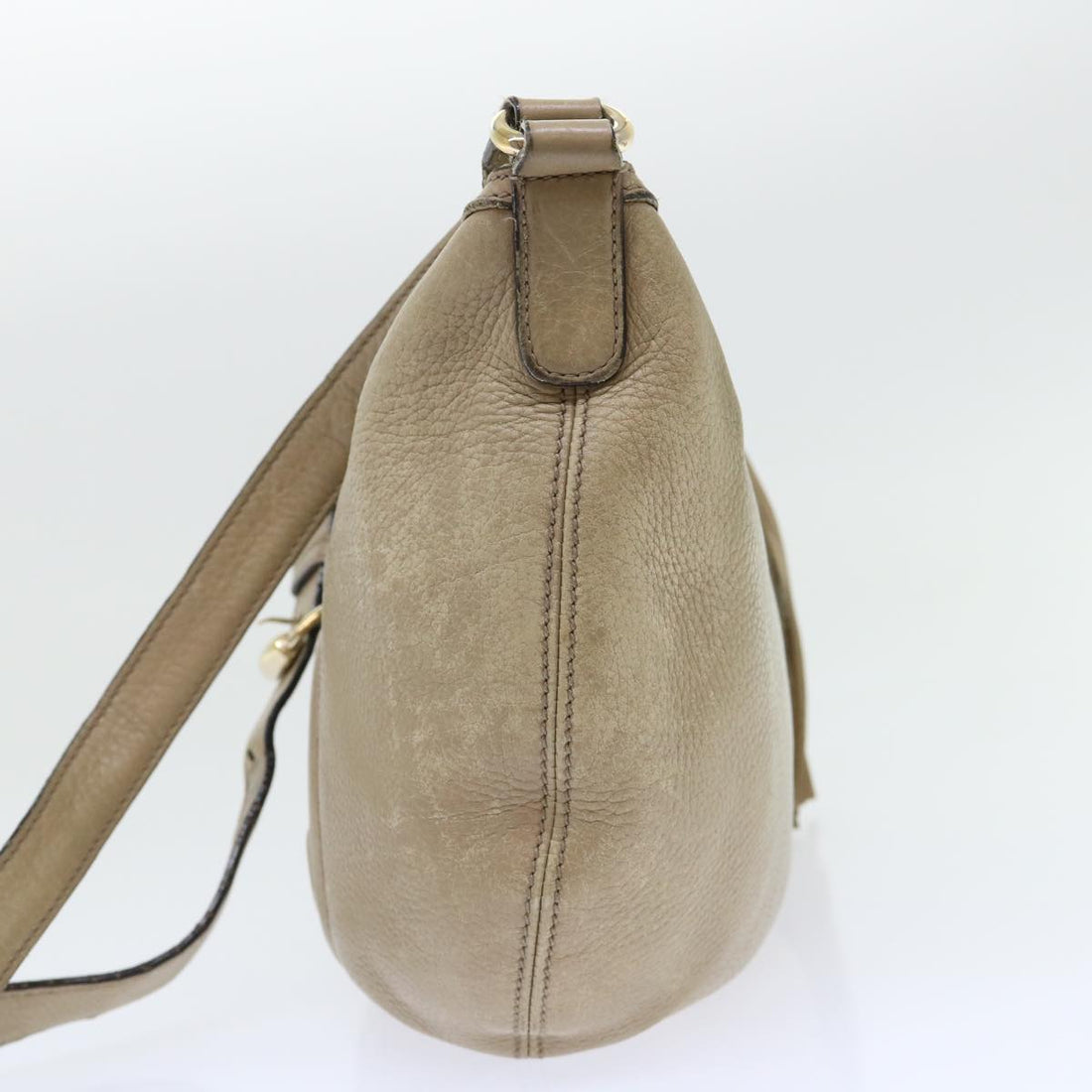 GUCCI Soho Shoulder Bag Leather Beige 308361 ep1663