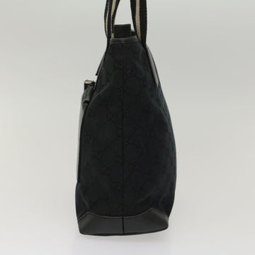 GUCCI GG Canvas Sherry Line Shoulder Bag Black White 019 0402 1705 ep1668