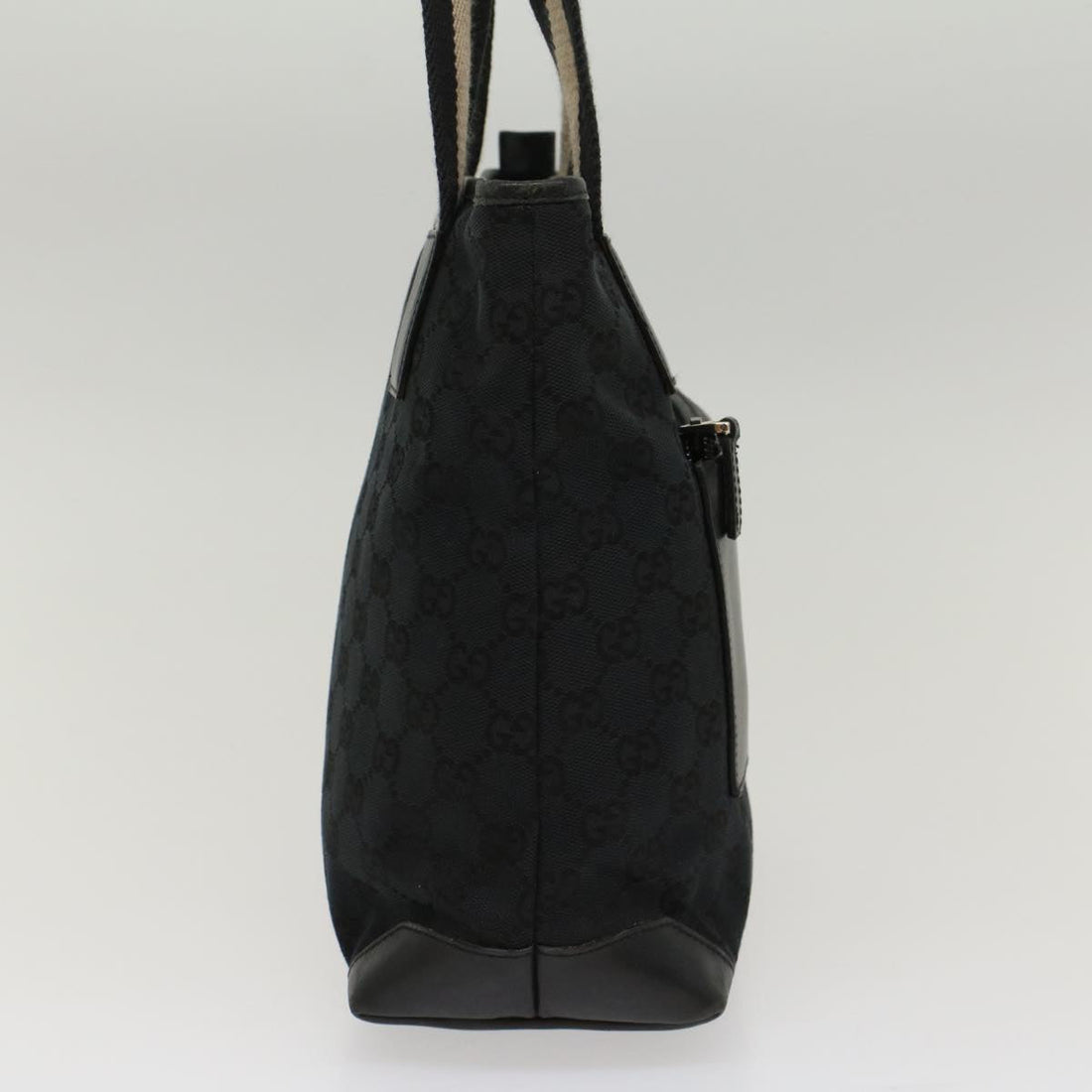 GUCCI GG Canvas Sherry Line Shoulder Bag Black White 019 0402 1705 ep1668