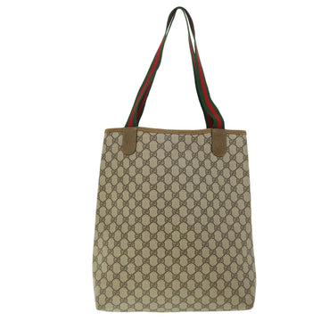 GUCCI GG Canvas Web Sherry Line Tote Bag Beige Red Green 39 02 003 ep1702