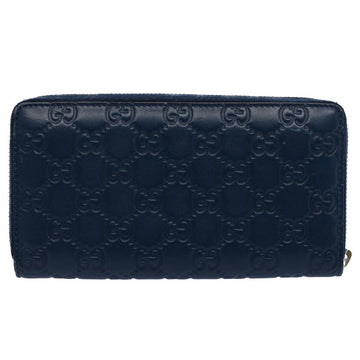 GUCCI GG Canvas Guccissima Long Wallet Yankees Navy 547791 ep1757