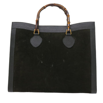 GUCCI Bamboo Hand Bag Leather Green 002 1186 0259 ep1822