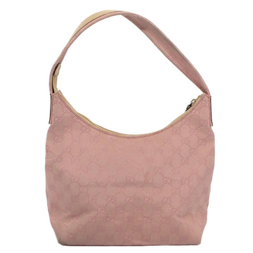 GUCCI GG Canvas Shoulder Bag Pink 001 3386 ep1845