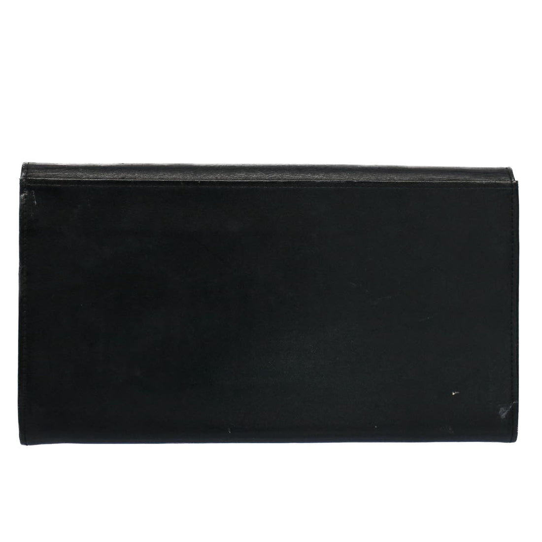 GUCCI Clutch Bag Leather Black ep1846