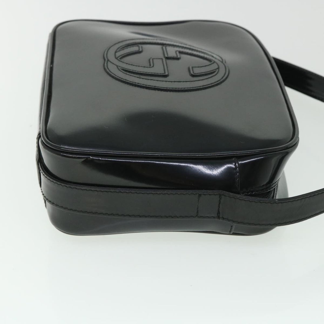 GUCCI Shoulder Bag Leather Black 007 2040 0261 ep1847