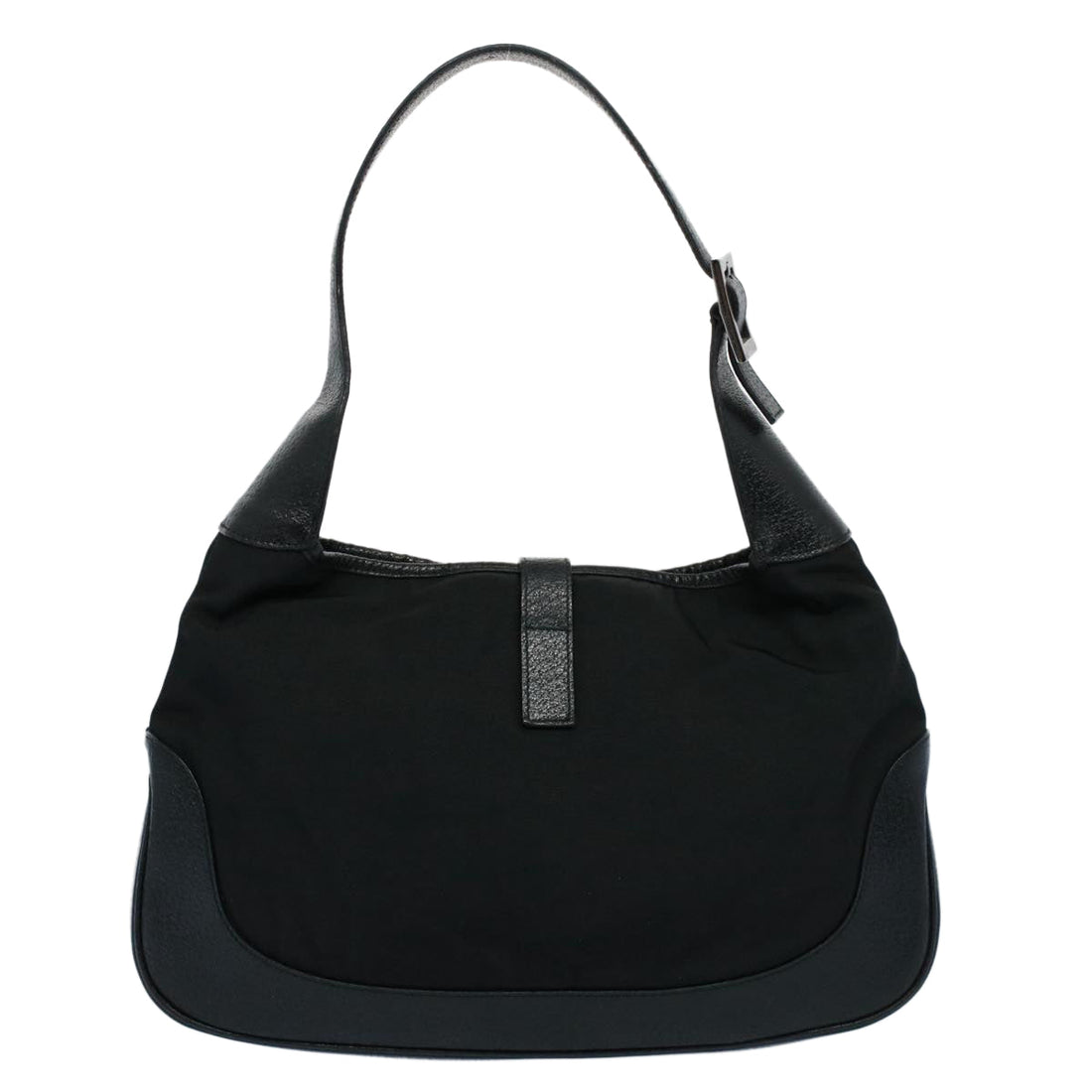 GUCCI Jackie Shoulder Bag Nylon Leather Black 001 3306 3444 ep1862