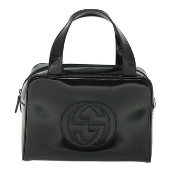 GUCCI Hand Bag Leather 2way Black 000 1274 0505 ep1869