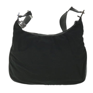 GUCCI Shoulder Bag Canvas Leather Black ep1875