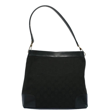 GUCCI GG Canvas Shoulder Bag Leather Black 001 4231 2123 ep1880