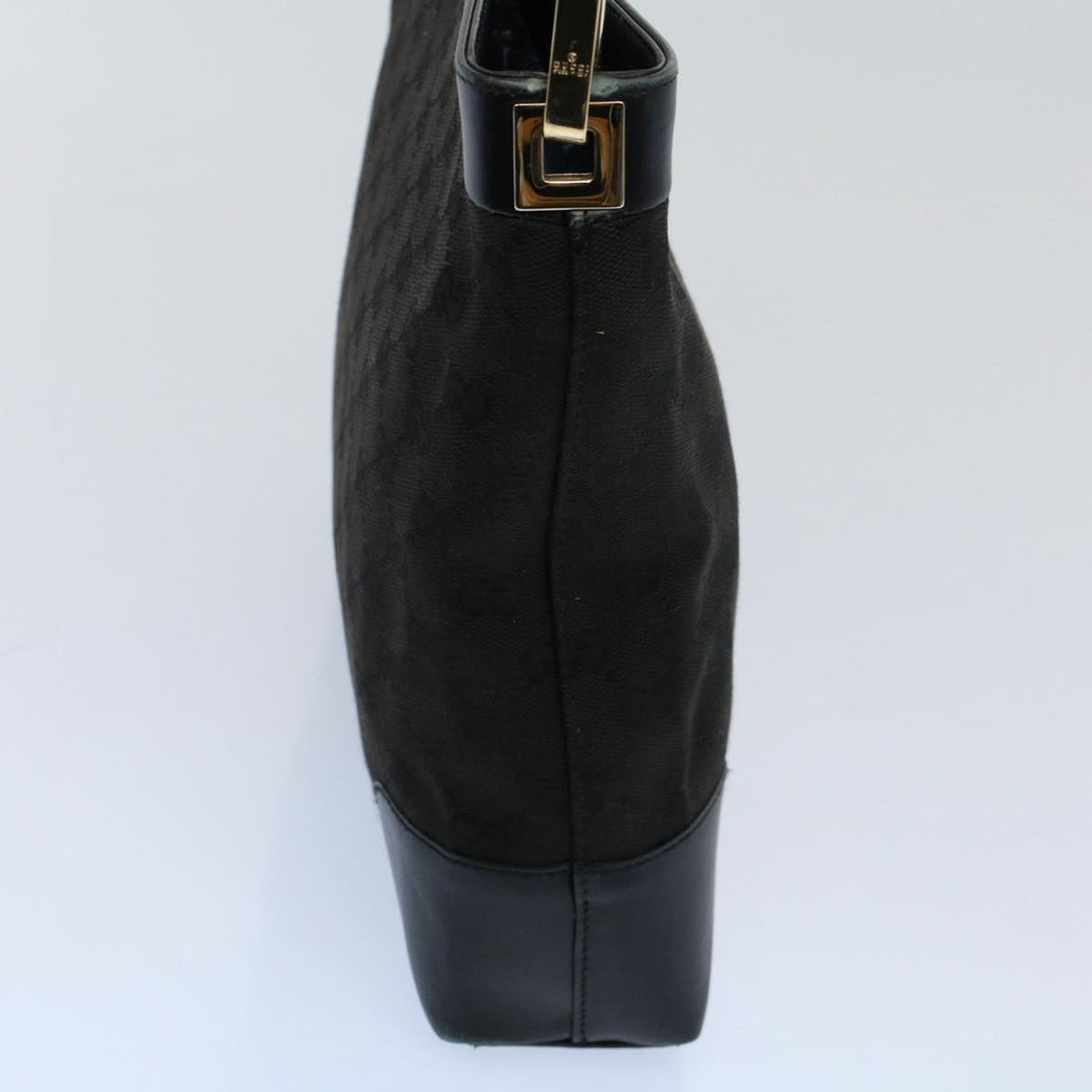 GUCCI GG Canvas Shoulder Bag Leather Black 001 4231 2123 ep1880