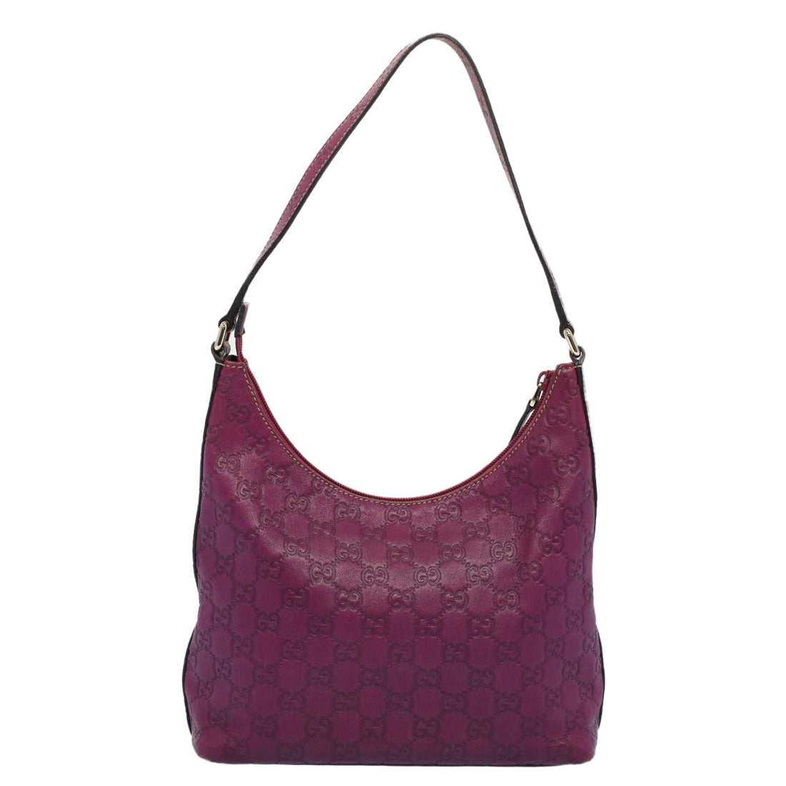 GUCCI GG Canvas Guccissima Shoulder Bag Purple 257282 ep1894