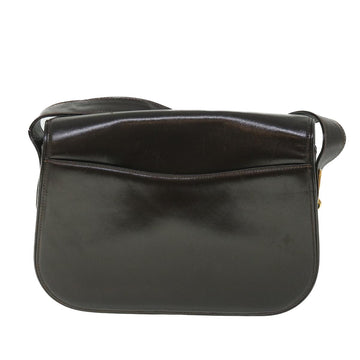 GUCCI Shoulder Bag Leather Brown ep1904
