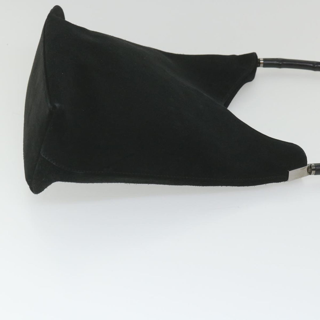 GUCCI Bamboo Shoulder Bag Suede Black 001 3214 001998 ep1932